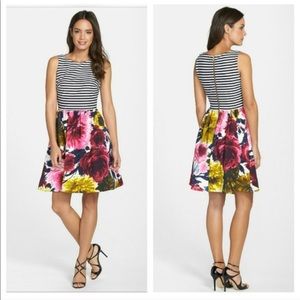 Taylor stripe & floral dress with POCKETS ❤️❤️!!